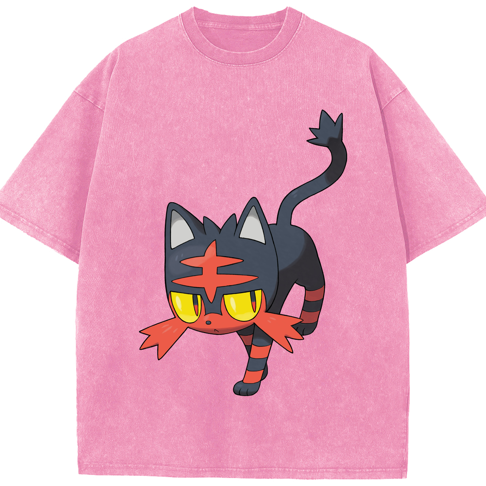 （画像用） ポケットモンスター Pokémon 綿100% ヴィンテージ風 半袖Tシャツ（フロントプリント）